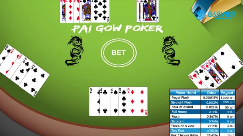 Hướng Dẫn Chơi Pai Gow Poker Tại 868vip Cho Người Mới 2 Giới thiệu về Pai Gow Poker