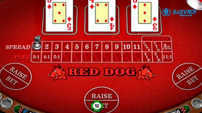 Red Dog Casino Tại 868vip: Chia Sẻ Bí Quyết Thắng Lớn 2 Chiến lược chơi hiệu quả tại Red Dog Casino